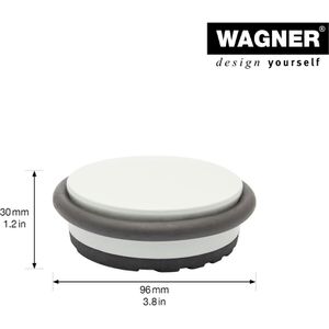 Produktbild für Türstopper Wagner-System BIG DISK, Gummi / Metall