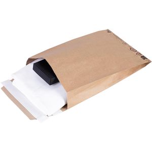 Produktbild für Faltentaschen VP E-Commerce, B5, braun