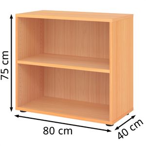 Produktbild für Aktenregal Hammerbacher Serie 9 Advanced, aus Holz