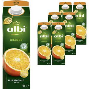 Saft albi Orange, ohne Zuckerzusatz