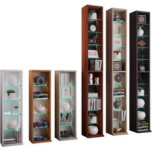 Produktbild für CD-Regal VCM Rasato XL, 914438, sonoma eiche