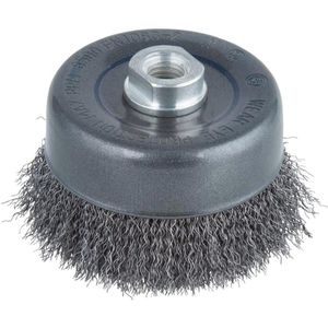 Drahtbürste Wolfcraft 2151000, gewellt, Topfbürste