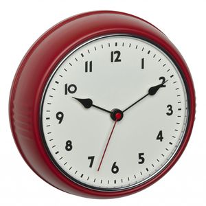 Produktbild für Wanduhr TFA 60.3541.05, Metall, analog, Funkuhr