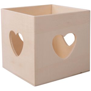 Produktbild für Teelichthalter Rayher 62286000, Herzen, beige