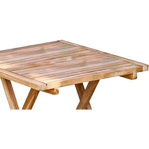 Produktbild für Beistelltisch Garden-Pleasure SIMUK, beige, aus Massivholz