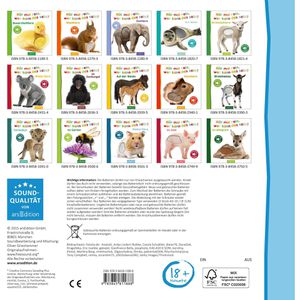 Produktbild für Spielbuch ars-Edition Lieblingstiere Hör mal rein