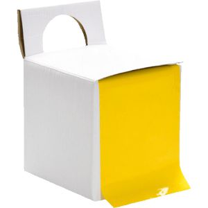 Dehnband dm-folien PE-Stretch gelb-opak, 1200 x 100mm