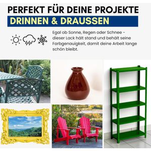 Produktbild für Sprühfarbe COLORS Sprühlack RAL 6002, 400 ml