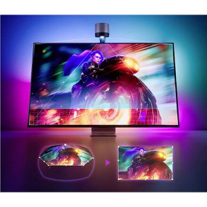 Produktbild für LED-Streifen Govee Netflix Envisual TV, dimmbar, weiß + RGB