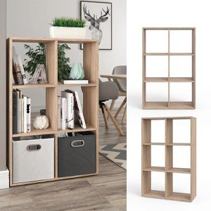 Produktbild für Bücherregal Vicco Karree, sonoma eiche