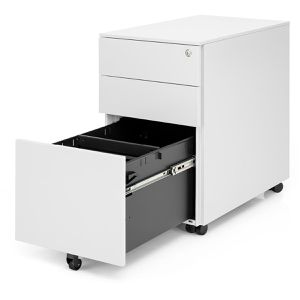 Produktbild für Rollcontainer Ergotopia RGOCON-W, aus Metall, weiß