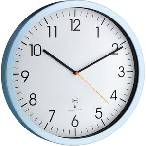 Wanduhr TFA 60.3517.55, Aluminium, analog, Funkuhr