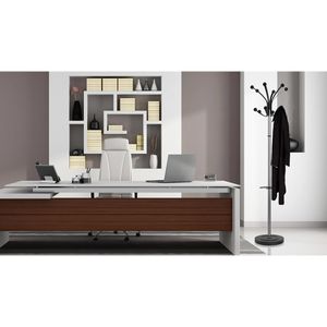 Produktbild für Garderobenständer Unilux Hakea, silber