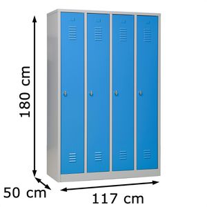 Produktbild für Spind G-Office WRC/4.18117, lichtblau