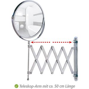 Produktbild für Kosmetikspiegel Wenko Teleskop Exclusiv 15165100, verchromt