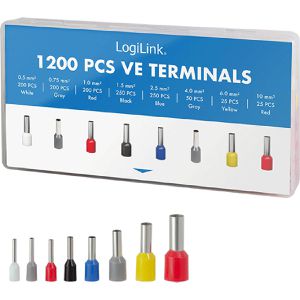 Produktbild für Aderendhülsen LogiLink WZ0084, Set
