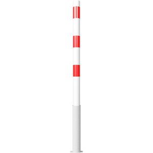 Produktbild für Absperrpfosten Schake 460HB, rot/weiß, aus Metall