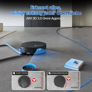 Produktbild für Saugroboter ECOVACS DEEBOT T50 MAX PRO OMNI Gen. 2, schwarz