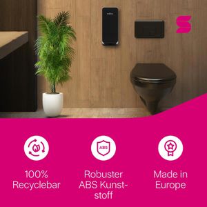 Produktbild für Toilettenpapierspender Satino Hyginity, 333425, BT1