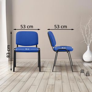 Produktbild für Besucherstuhl CLP Ken, 10535710, stapelbar