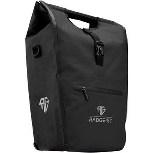 Produktbild für Gepäckträgertasche Radgeist RG-SBC-BL-19, schwarz, 22 Liter