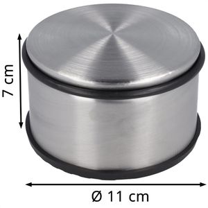 Produktbild für Türstopper Westcott aus Gummi / Edelstahl