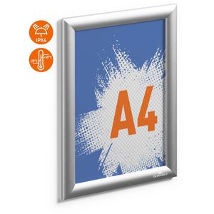 Produktbild für Klapprahmen Durable 506123 Outdoor, 25 mm Profil, DIN A4