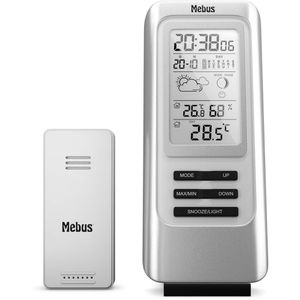 Produktbild für Wetterstation Mebus 40627, Funk, digital