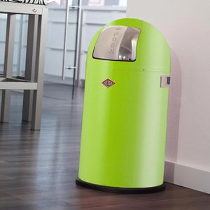 Produktbild für Mülleimer Wesco Pushboy Junior, limegreen
