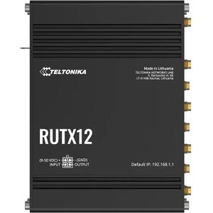 Produktbild für WLAN-Router Teltonika RUTX12 eSIM, RUTX12230000, 4G LTE