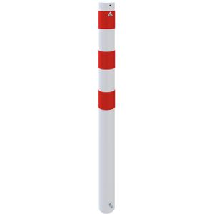 Produktbild für Absperrpfosten Schake 491B, rot/weiß, aus Metall