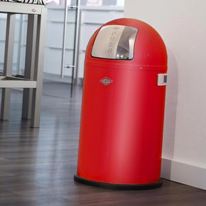 Produktbild für Mülleimer Wesco Pushboy Junior, rot