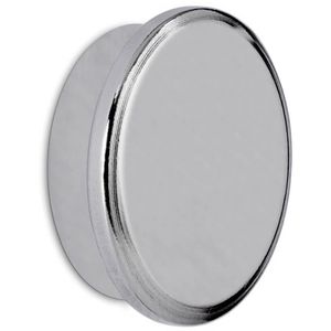 Magnete Maul 61710 silber gebürstet, Neodym Magnet