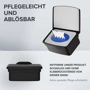 Produktbild für Feuchttücherbox ovimar Malmoya 81003880, schwarz