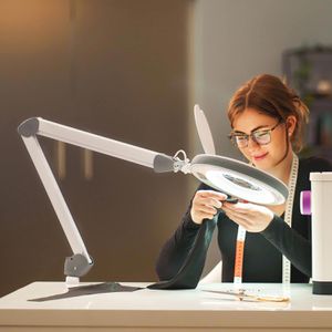 Produktbild für Lupenleuchte Lumeno 8515, 152 mm Glaslinse, dimmbar, LED