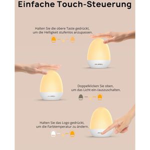 Produktbild für Nachtlicht Jolywell JW-CL001 LED, mit Akku