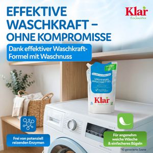Produktbild für Waschmittel Klar EcoSensitive Universalwaschmittel