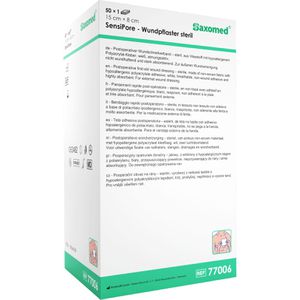 Produktbild für Pflaster Saxomed SensiPore, 50 Strips