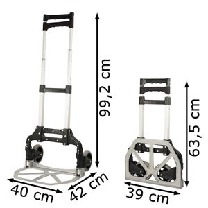 Produktbild für Sackkarre Pavo Paketroller 8055876, klappbar