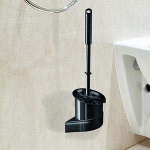 Haug-Bürsten WC-Bürste schwarz, Bürstenhalter aus – zur Böttcher Kunststoff, Wandmontage AG