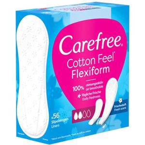 Produktbild für Slipeinlagen Carefree Cotton Flexiform