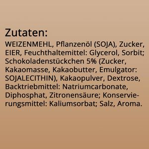 Produktbild für Kuchen Hellma Mini Muffins Schokolade, mit Schokostückchen