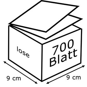 Produktbild für Zettelklotz Folia 9910/E/0, lose