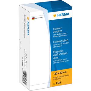 Frankieretiketten Herma 4328 doppelt
