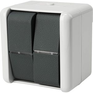 Produktbild für Lichtschalter Jung 809 W, WG 800, grau