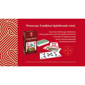 Produktbild für Kartenspiel ASS Altenburger Doppelkopf große Eckzeichen