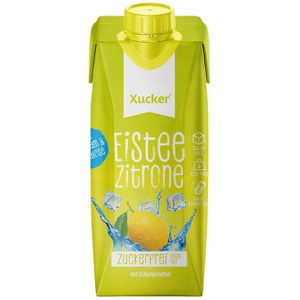 Produktbild für Eistee Xucker Zitrone Ready-to-drink, im Tetrapack