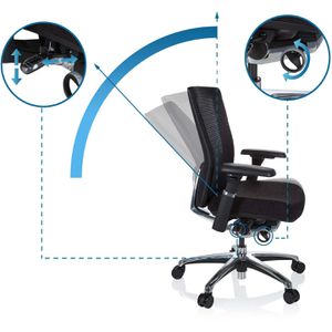 Produktbild für Bürostuhl hJh-OFFICE NOVA PRO ALU, 657651