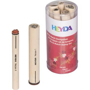 Produktbild für Motivstempel Heyda Mix &amp; Match Herzen