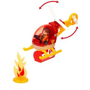 Produktbild für Spielzeugeisenbahn BRIO World Polizei und Feuerwehr Set Deluxe